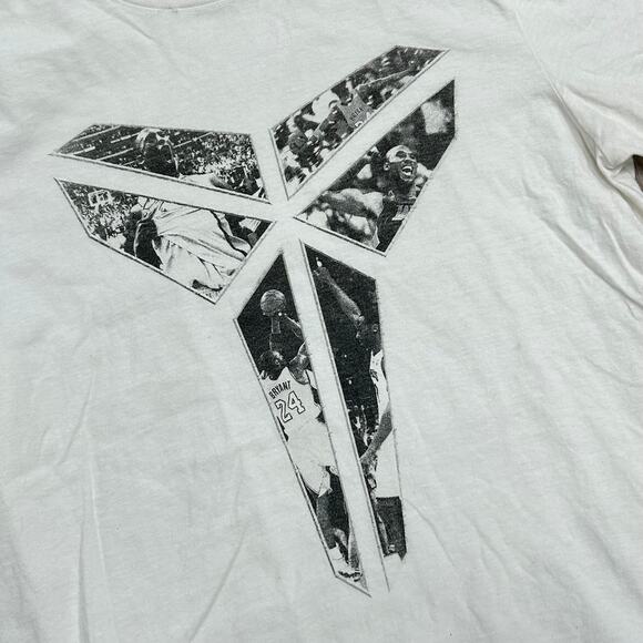 Nike Kobe Bryant Los Angeles Lakers Memorial Statue Unveil Tee T Shirt Size L B4 - Picture 2 of 5